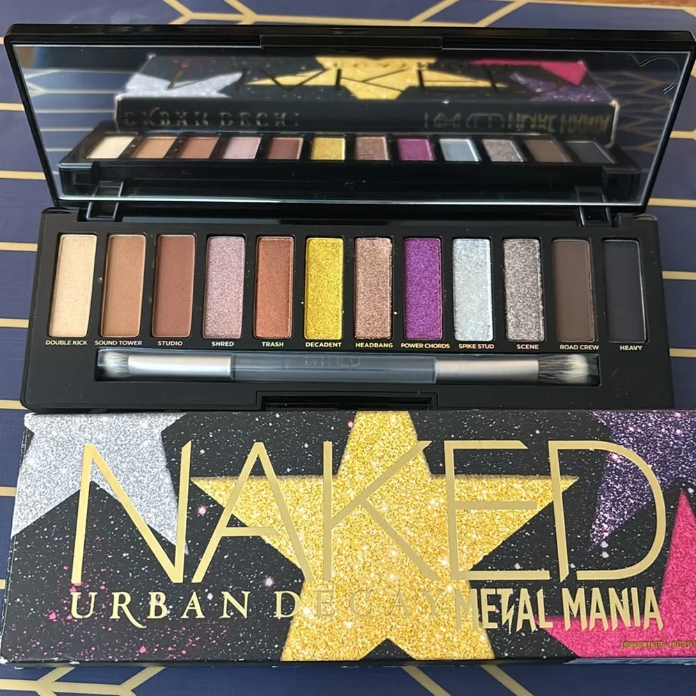 URBAN DECAY Naked Metal Mania Metallic Eyeshadow Palette. Never swatched or used